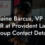 Blaine Barcus, VP of A&R at Provident Label Group Contact Details