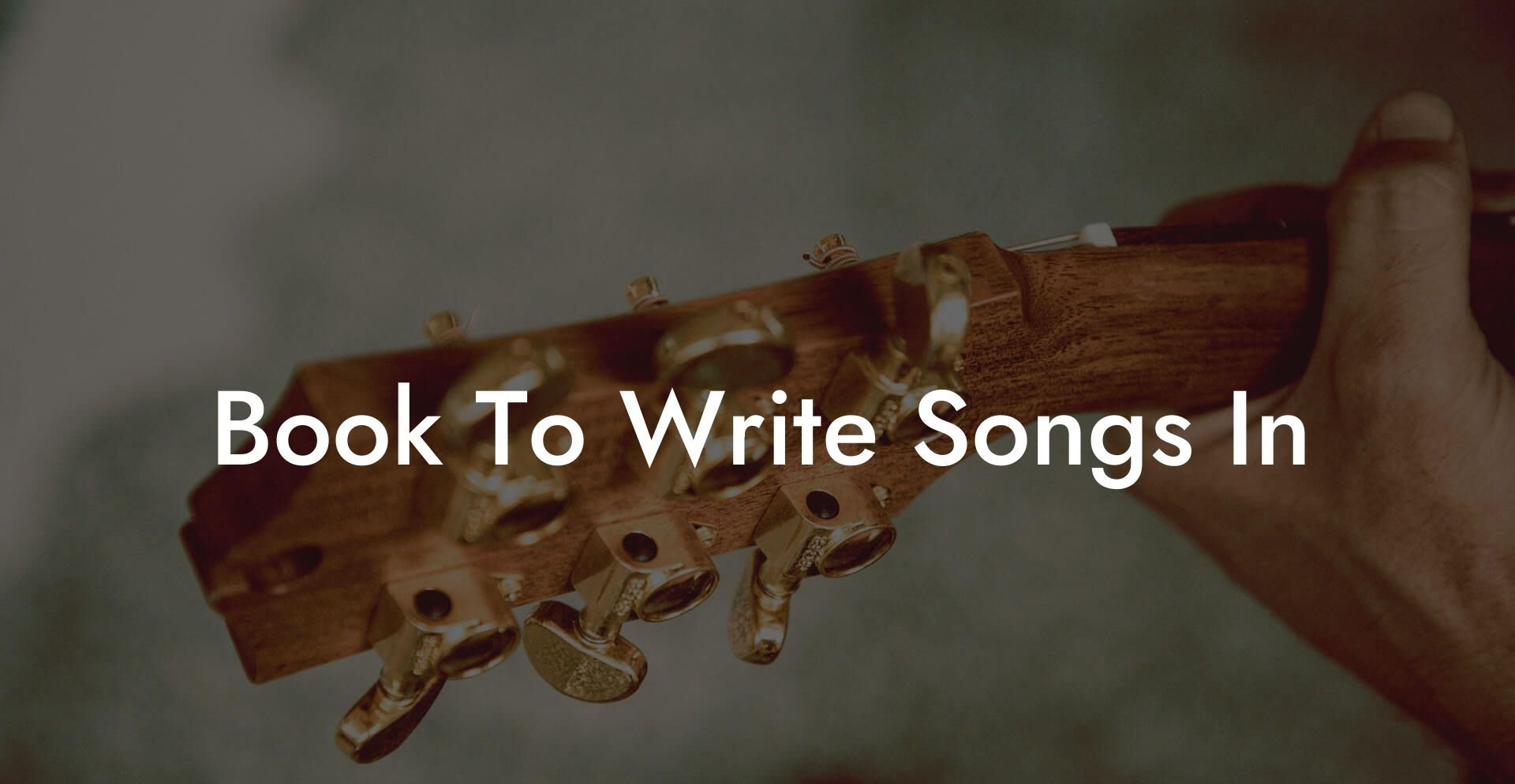 book to write songs in lyric assistant