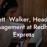 Brett  Walker, Head of Management at Redhead Express