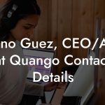 Bruno Guez, CEO/A&R at Quango Contact Details