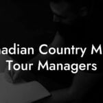 Canadian Country Music Tour Managers