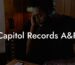 Capitol Records A&R