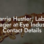 Carrie Hustler, Label Manager at Eye Industries Contact Details