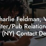 Charlie Feldman, VP Writer/Pub Relations at BMI (NY) Contact Details