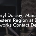 Cheryl Dorsey, Manager Western Region at BET Networks Contact Details