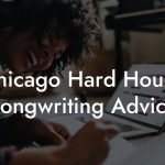 Chicago Hard House Songwriting Advice