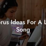 chorus ideas for a love song lyric assistant