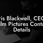 Chris Blackwell, CEO at Palm Pictures Contact Details