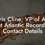Chris Cline, VP of A&R at Atlantic Records Contact Details