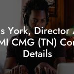 Chris York, Director A&R at EMI CMG (TN) Contact Details