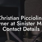 Christian Picciolini, Owner at Sinister Muse Contact Details