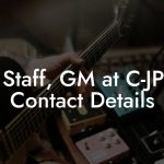 CJP Staff, GM at C-JP-NH Contact Details