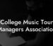 College Music Tour Managers Association