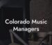 Colorado Music Managers