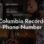 Columbia Records Phone Number