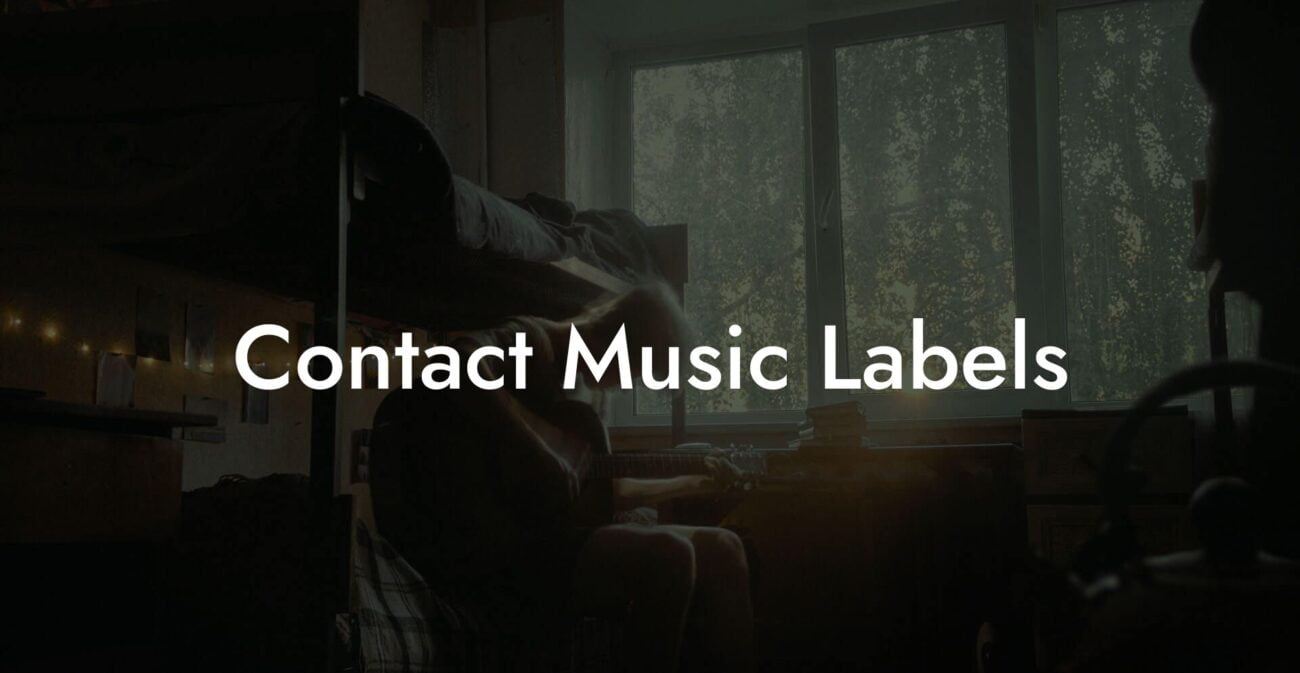 Contact Music Labels