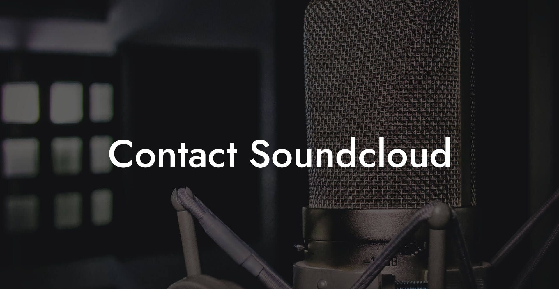 Contact Soundcloud