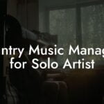 Country Music Managers for Solo Artist