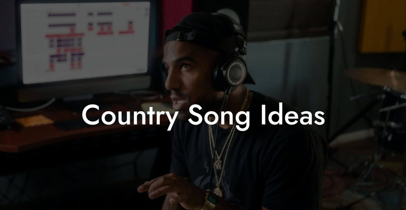 country song ideas lyric assistant