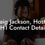 Craig Jackson, Host at VH1 Contact Details