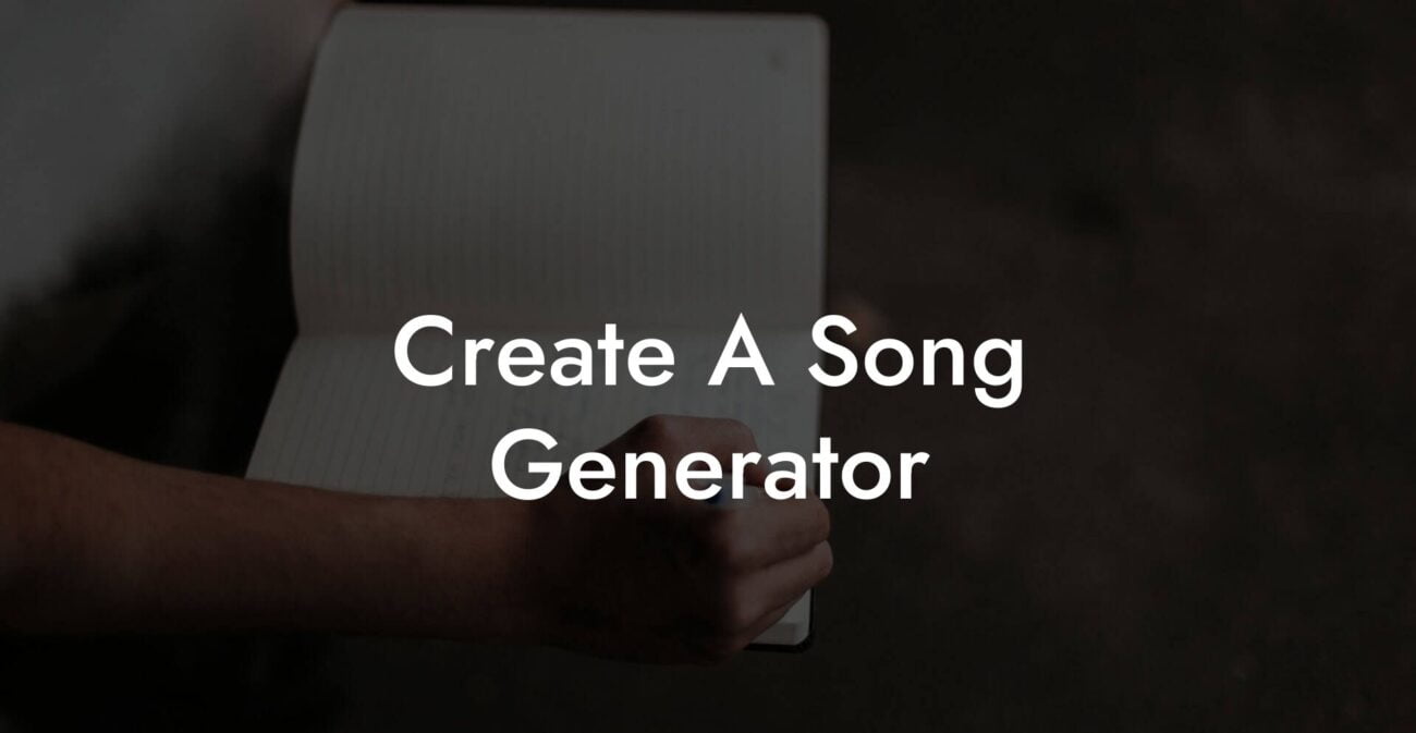 create a song generator lyric assistant