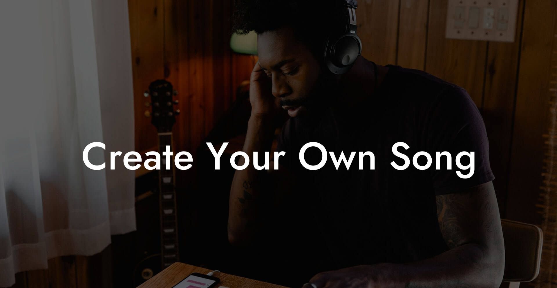 create your own song lyric assistant
