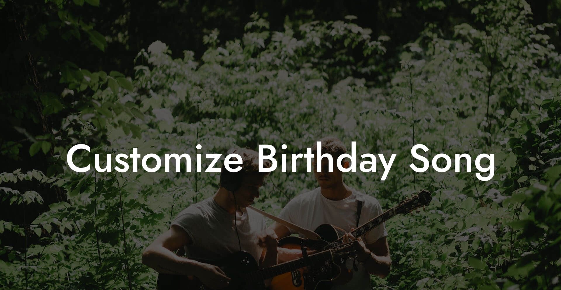 customize birthday song lyric assistant