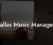 Dallas Music Managers