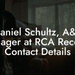 Daniel Schultz, A&R Manager at RCA Records Contact Details