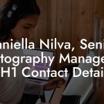 Daniella Nilva, Senior Photography Manager at VH1 Contact Details
