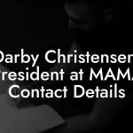 Darby Christensen, President at MAMA Contact Details