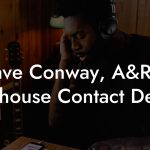 Dave Conway, A&R at Doghouse Contact Details