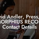 David Andler, Press/PR at MORPHIUS RECORDS Contact Details