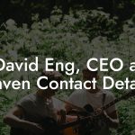 David Eng, CEO at Daven Contact Details