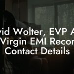 David Wolter, EVP A&R at Virgin EMI Records Contact Details