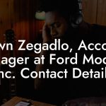Dawn Zegadlo, Account Manager at Ford Models, Inc. Contact Details