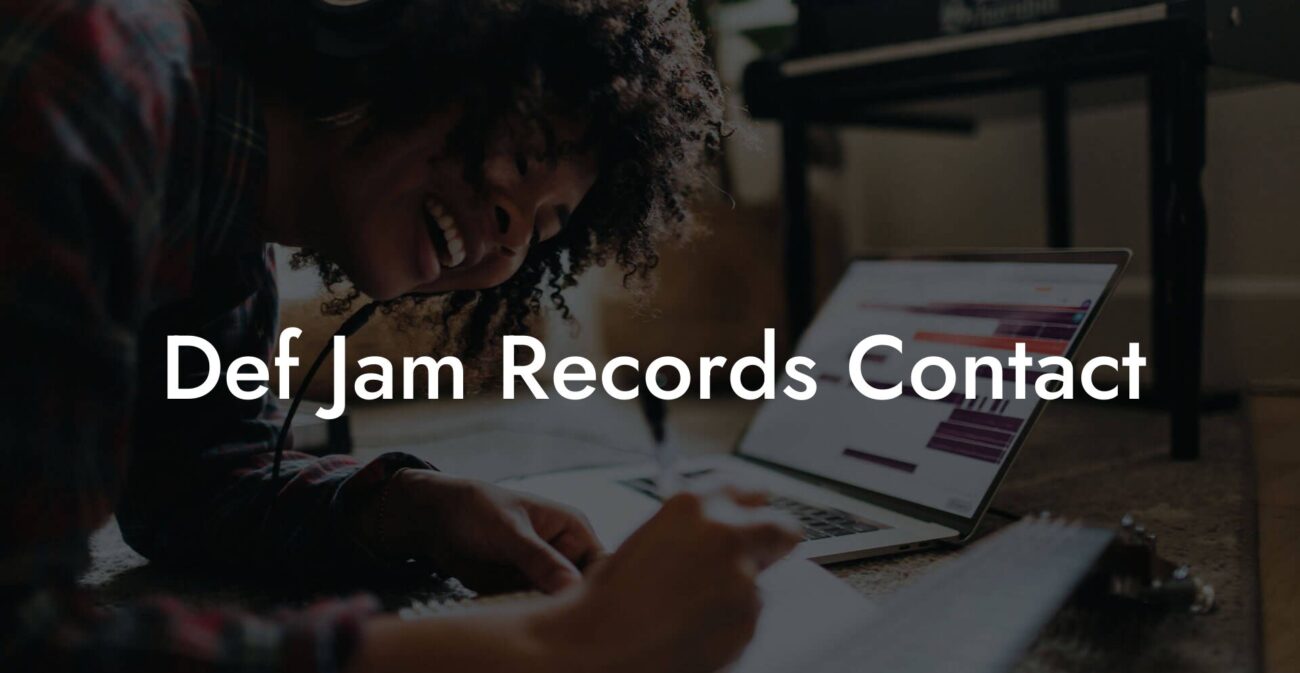 Def Jam Records Contact