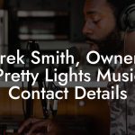 Derek Smith, Owner at Pretty Lights Music Contact Details