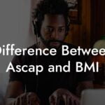 Difference Between Ascap and BMI