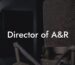 Director of A&R