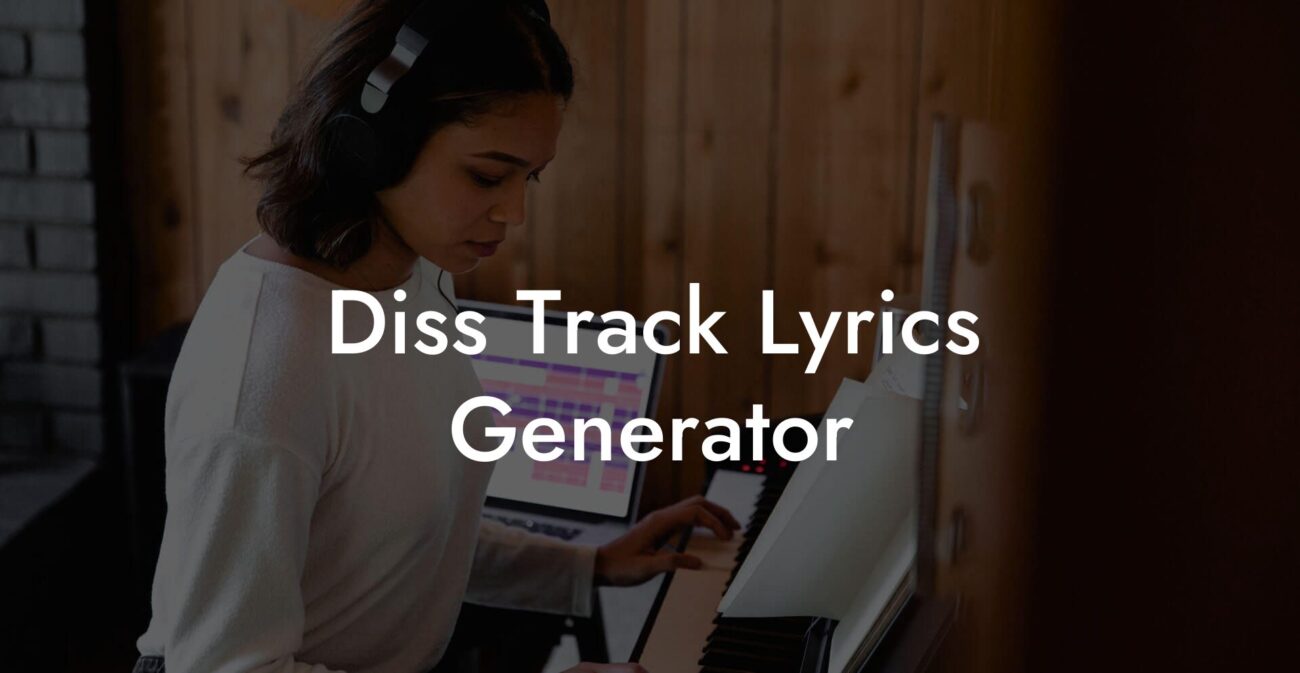 make a diss track generator