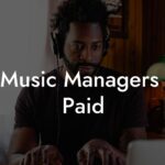 Do Music Managers Get Paid