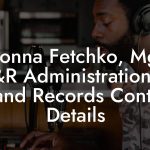 Donna Fetchko, Mgr A&R Administration at Island Records Contact Details