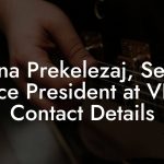Drana Prekelezaj, Senior Vice President at VH1 Contact Details