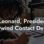 Ed Leonard, President at Daywind Contact Details