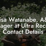 Elisa Watanabe, A&R Manager at Ultra Records Contact Details