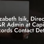 Elizabeth Isik, Director A&R Admin at Capitol Records Contact Details