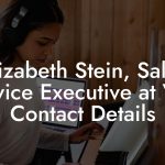 Elizabeth Stein, Sales Service Executive at VH1 Contact Details