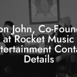Elton John, Co-Founder at Rocket Music Entertainment Contact Details