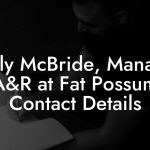 Emily McBride, Manager A&R at Fat Possum Contact Details
